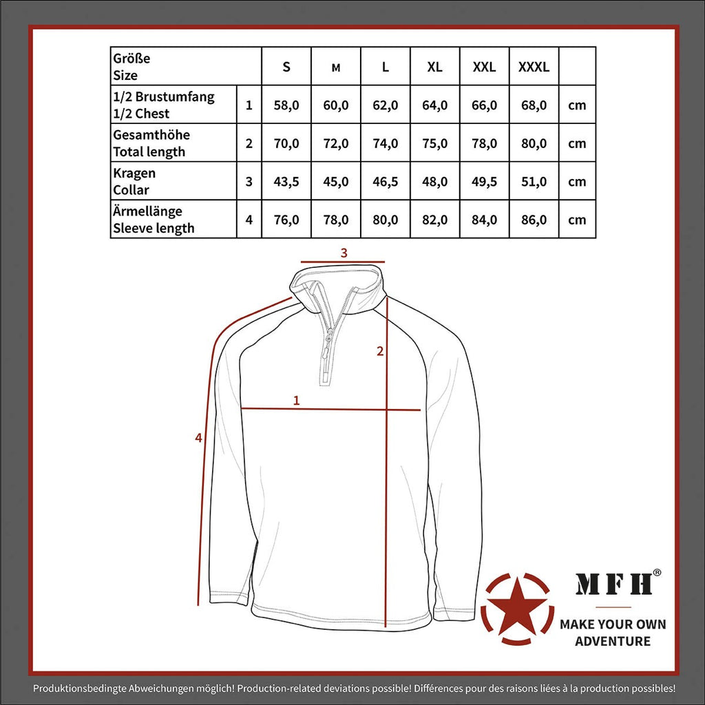 Pullover "Troyer" aus Microfleece 200 g/m²