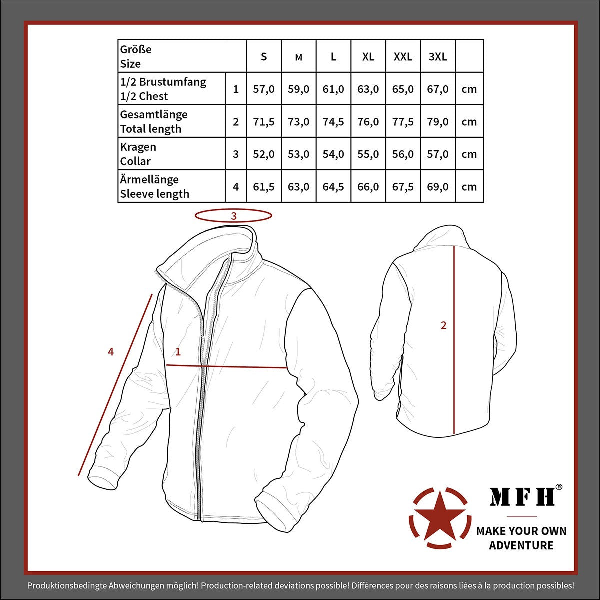 Fleece-Jacke "Tactical"