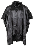 Poncho, Vinyl, schwarz, ca. 200 x 127 cm, 0,12 mm