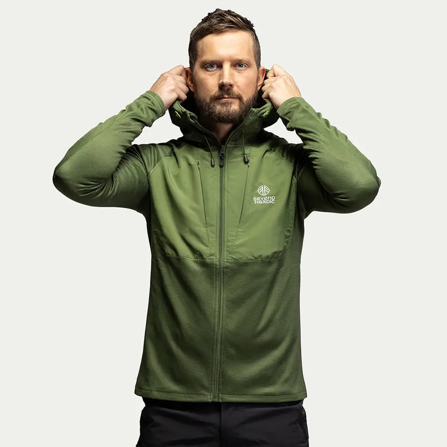 BN101 Mid Layer Fleece Hoodie Jacke