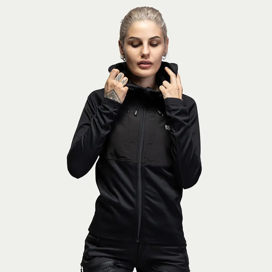 BN101 Mid Layer Fleece Hoodie Jacke