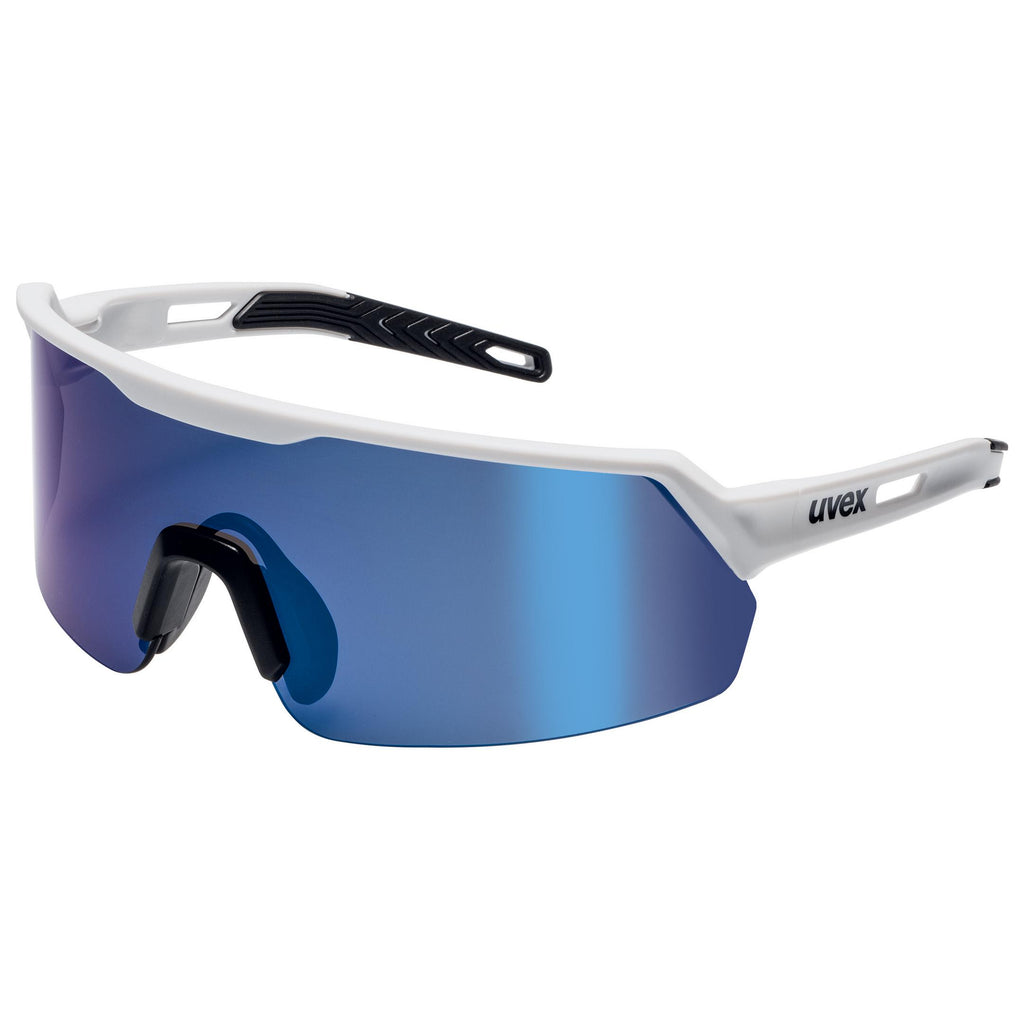 uvex ultrashield Bügelbrille mit Blauspiegel auf der Scheibe, Anti-Fog-Beschichtung auf der Innenseite Sonnenbrille