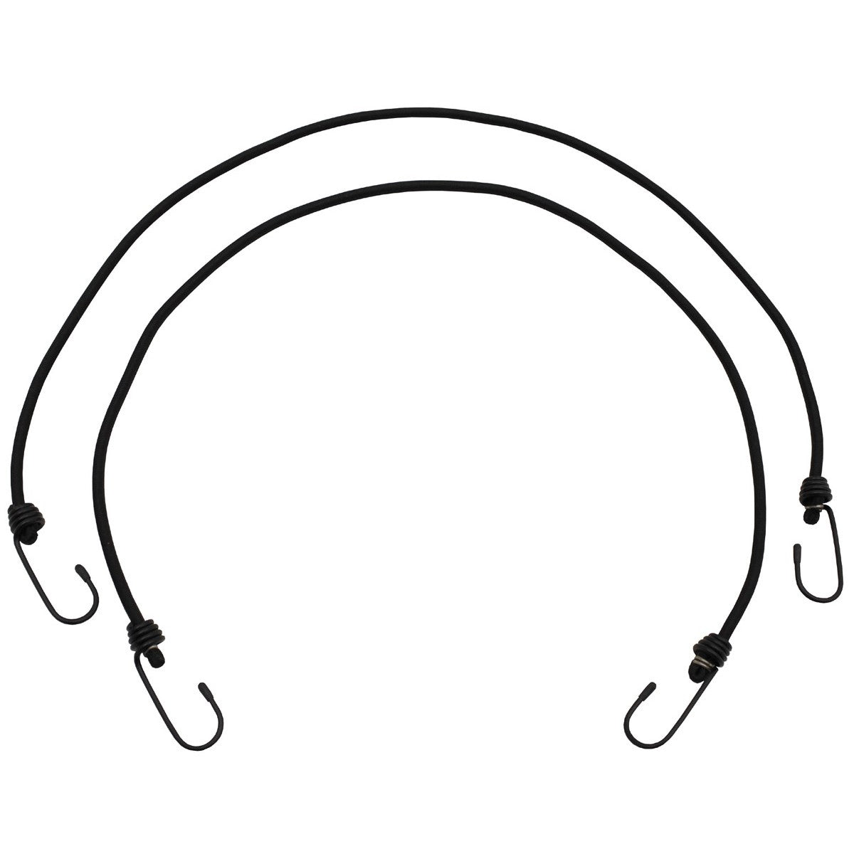 Expander, 75 cm, mit Haken, 6 mm, 2er Pack