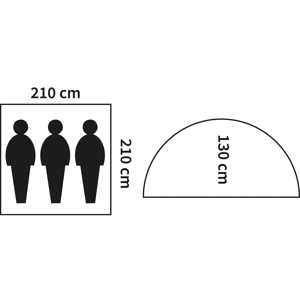3-Personen Zelt "Monodom"