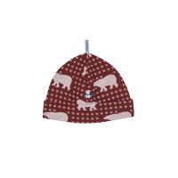 HITTI NORDIK Woll Beanie mit Bärenmuster