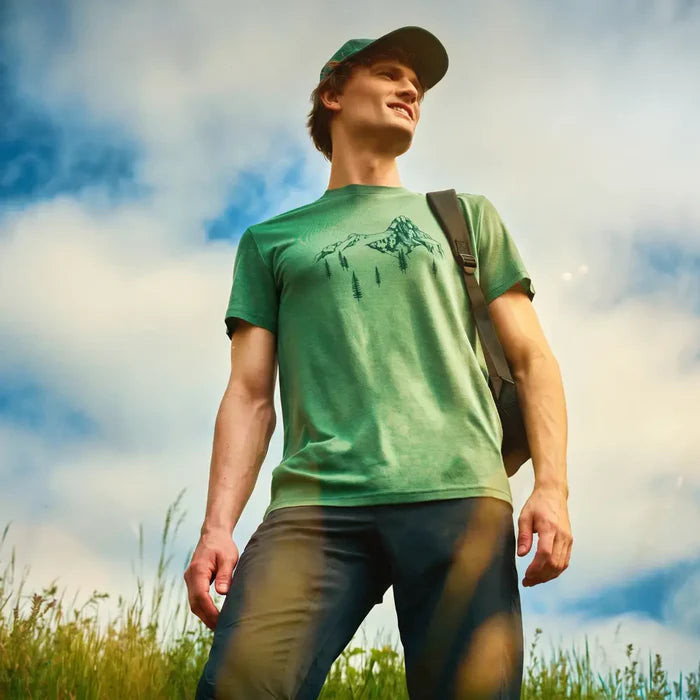 Funktionales T-Shirt aus Merino-Wolle