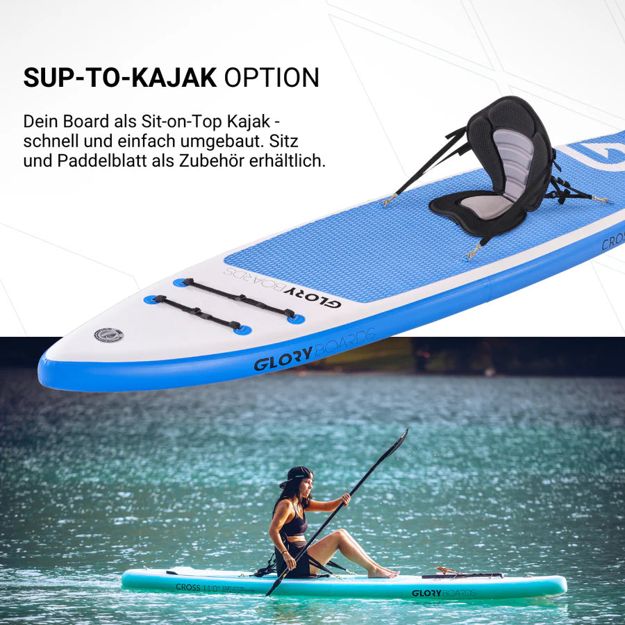 CROSS 11'0'' ALLROUND SUP SET MIT CARBON PADDEL 2025
