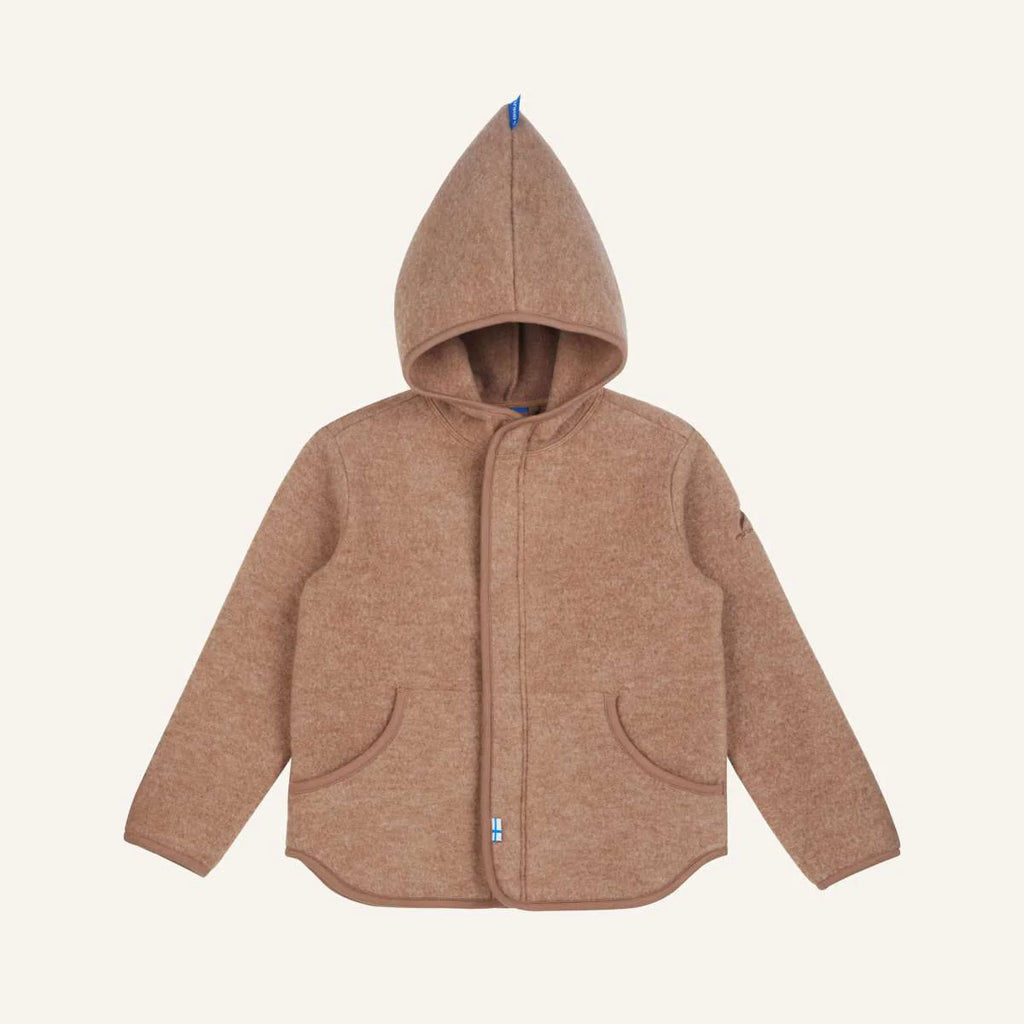LUONTEVA Wollfleecejacke - Zip in Innenjacke