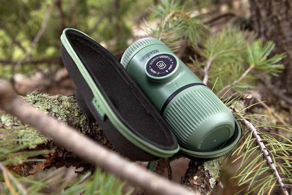 Wacaco Nanopresso inkl. Schutzhülle - moss green