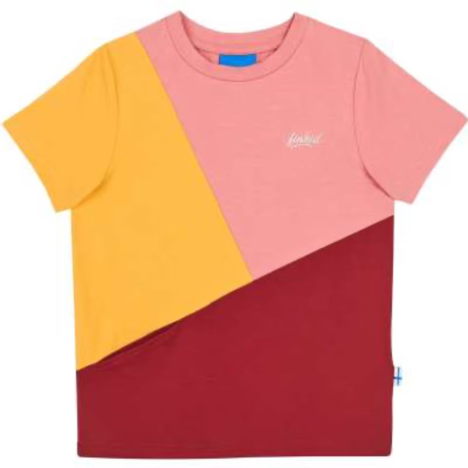 ANKKURI Jersey Kurzarmshirt im Colorblocking